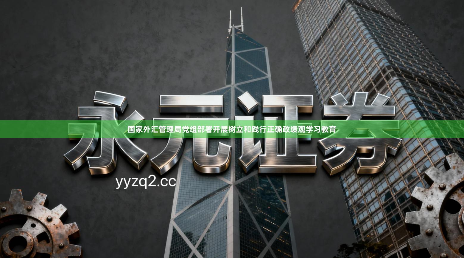国家外汇管理局党组部署开展树立和践行正确政绩观学习教育